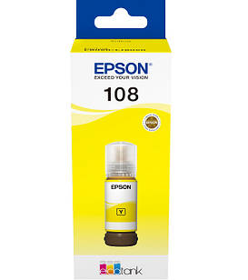 Контейнер з чорнилом Epson 108 EcoTank L8050/L18050 yellow