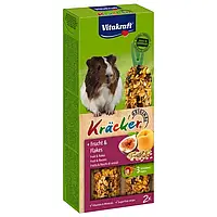 Ласощі для морських свинок Vitakraft Kracker Original + Frucht & Flakes 112 г, 2 шт Вітакрафт