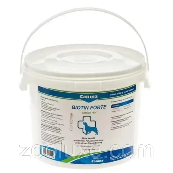 Canina Biotin Forte 30 таблеток Каніна Біотин Форте вітаміни для собак 100 г, фото 1