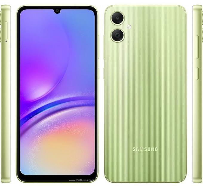 Смартфон Samsung Galaxy A05 (A055) 6.7" 4/64ГБ, 2SIM, 5000мА•год, зелений світлий