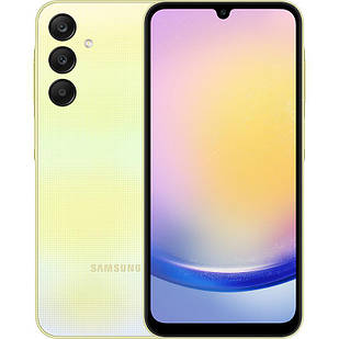 Смартфон Samsung Galaxy A25 5G (A255) 6.5" 6/128ГБ, 2SIM, 5000мА•год, жовтий