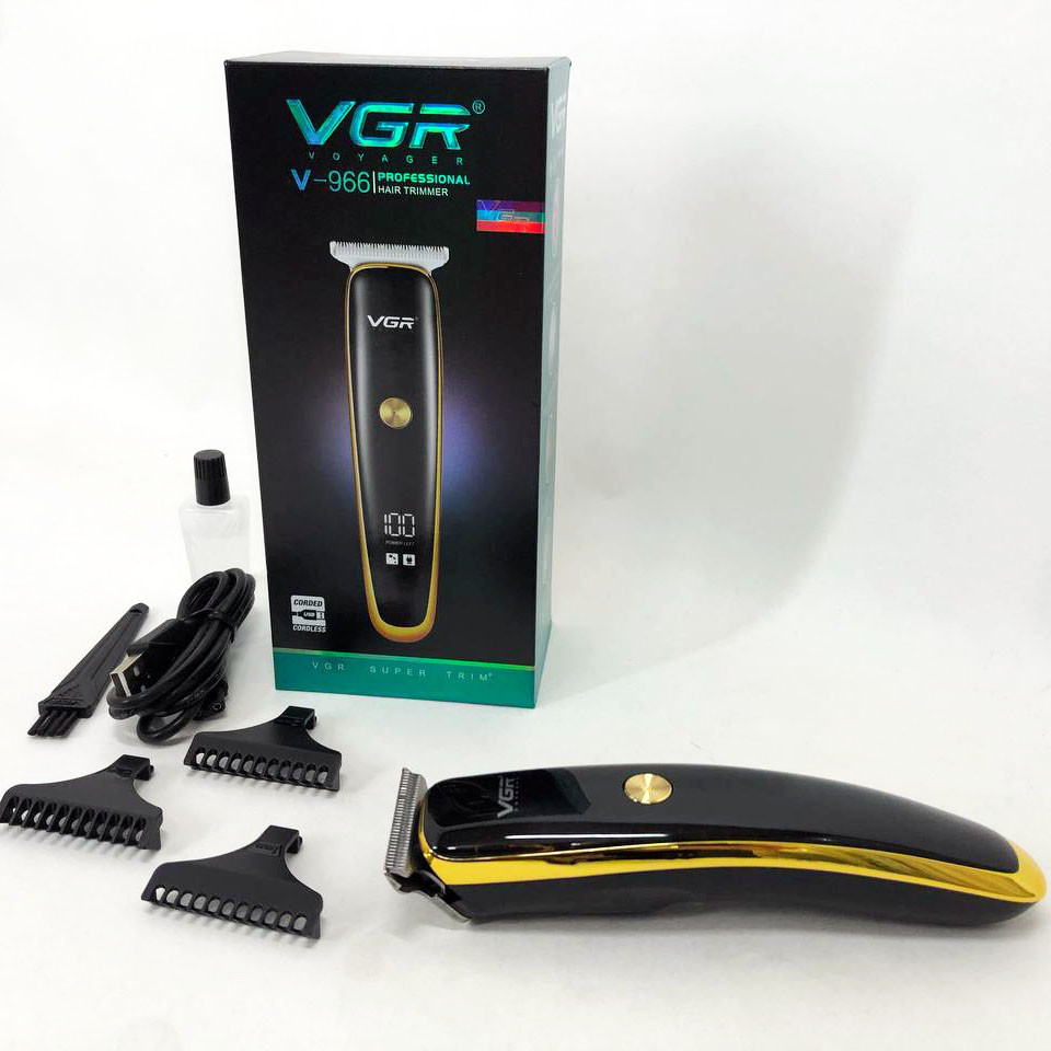 Тример бездротової VGR V-966, Машинка для стрижки волосся домашня, Електромашинка QG-612 для волосся
