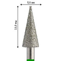 Фреза насадка алмазная для маникюра (бор HP) КОНУС зеленое кольцо UMG 806.104.167.534.050