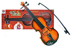 Скрипка дитяча зі струнами та смичком 370-2A  Розмір скрипки 42*7*15 см + ПОДАРУНОК