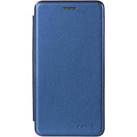 Чехол-книга для Samsung Galaxy A01 Core (синий цвет) на магните с отделом для карт