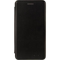Чехол-книга для Samsung Galaxy A01 Core (черный цвет) на магните с отделом для карт