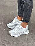 Кросівки жіночі сірі з білим 36,38,40, фото 2