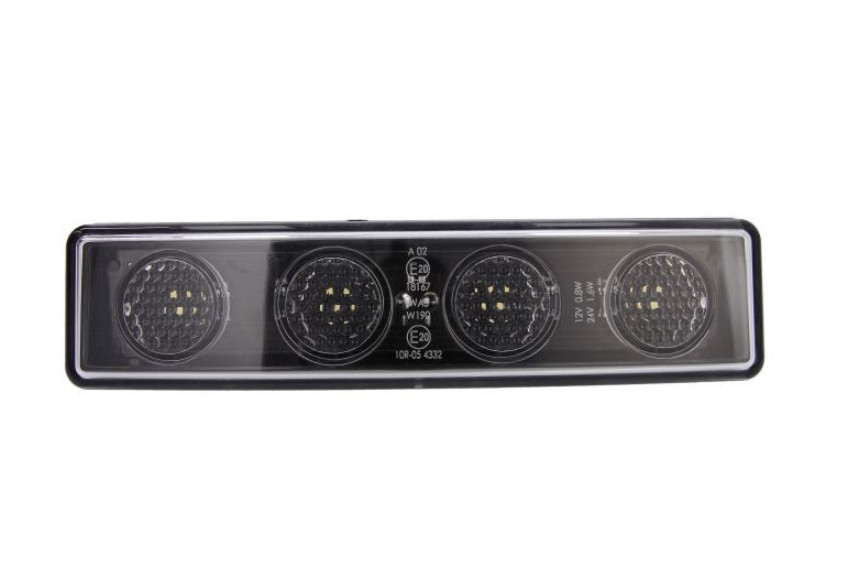 Габаритний ліхтар білий, LED SCANIA 4, IRIZAR PB, K, P,G,R,T (вир-во WOS)
