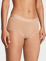 Хлопковые трусики с логотипом VICTORIA'S SECRET Logo Cotton Boyshort Panty, размер L