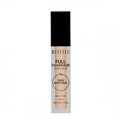 Рідкий консілер для обличчя Revuele Coverage Натуральний тон, 5 мл