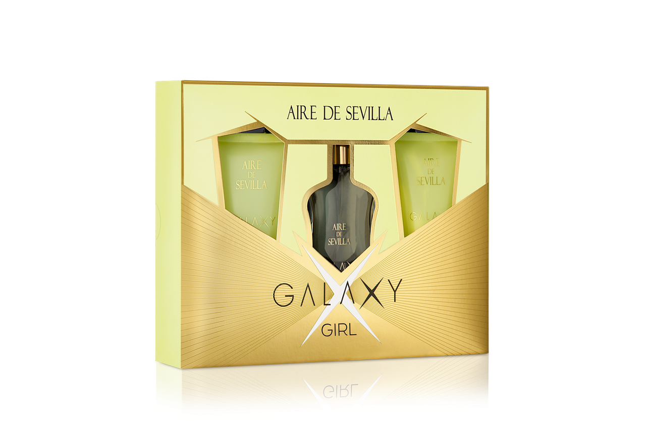 Подарунковий набір жіночої парфумерії Instituto Español Aire De Sevilla Galaxy Girl