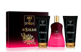 Подарунковий парфумерний набір жіночий Instituto Español Aire De Sevilla Le Sublime