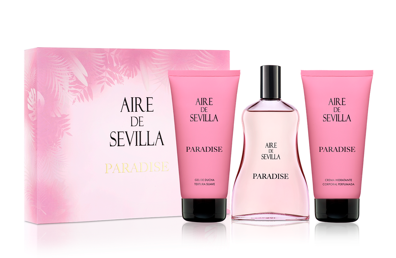 Подарунковий набір жіночої парфумерії Instituto Español "AIRE DE SEVILLA PARADISE"