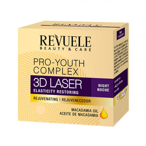 Нічний крем для обличчя Revuele 3D Laser Pro-Youth Complex Night Cream 50 мл, фото 1