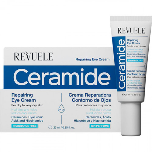 Зволожуючий крем для шкіри навколо очей Revuele Ceramide 25 мл, фото 1