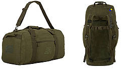 Сумка-рюкзак тактична речова Highlander Loader 65 Holdall Olive (LR065-OG) 1000D polyester 925489