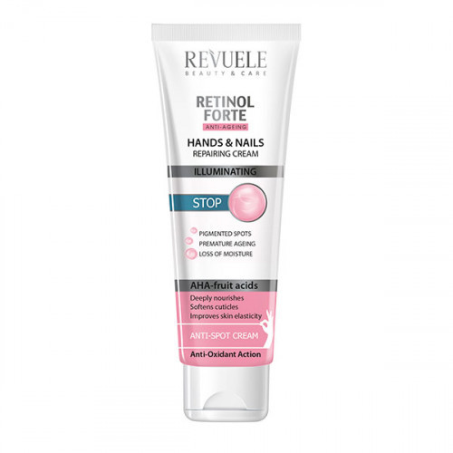 Відновлюючий крем для рук і нігтів Revuele Retinol Forte, 100 мл