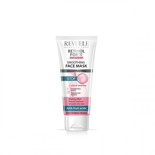 Розгладжуюча антивікова маска для обличчя Revuele Retinol Forte, 80 мл, фото 1