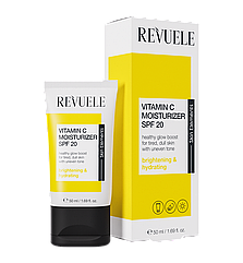 Зволожуючий денний крем для обличчя з SPF 20 Revuele Vitamin C, 50 мл