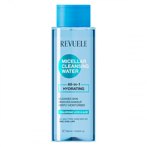 Мицеллярна вода All-in-1 зволожуюча Revuele Micellar Cleansing Water, 400 мл