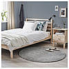 Килим з коротким ворсом, середній сірий, 130 см STOENSE (504.268.40) IKEA, фото 4