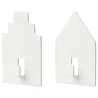 Самоклеящийся крючок, дом/белый TIPPVAGN (605.637.04) IKEA