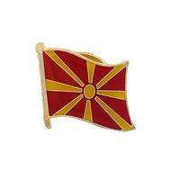Значок для коллекции флаг Северная Македония