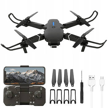 Квадрокоптер з камерою та WiFi підключенням YW-E8 / Дрон з пультом керування / Коптер з камерою
