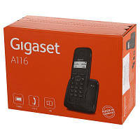 Телефон DECT Gigaset A116 Black (S30852H2801S301), фото 8