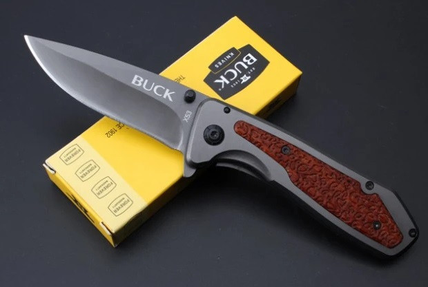 Ніж складний Buck X53 Дерево, фото 1
