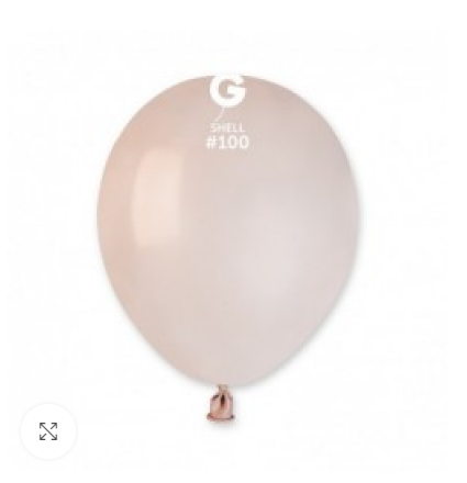 Кулі 5"/13 см Пастель SHELL, Мушля, 100 Gemar Balloons