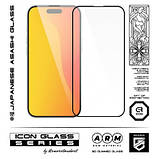 Популярний! Скло захисне Armorstandart Icon 3D Apple iPhone 15 Black (ARM68213) - Краща якість тільки на Nukleon.com.ua, фото 2