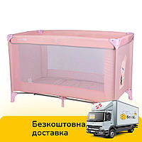 Манеж-кроватка (складной, сумка для хранения) FreeON Travel Love Pink 44312 Розовый