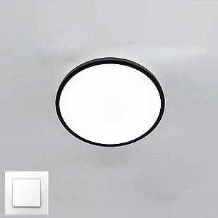 Настінно-стельовий LED світильник 24 Вт колір каркасу чорний ESL-21534