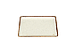Блюдо для подачі дрібне прямокутне Beige Porland фарфорове 180х130 мм 358819/B, фото 3