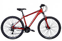 Велосипед алюміній 27.5" Discovery BASTION AM DD рама-17" червоний 2024
