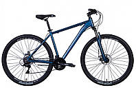 Велосипед алюміній 29" Discovery BASTION AM DD рама-19" сіро-чорний (матовий) 2024