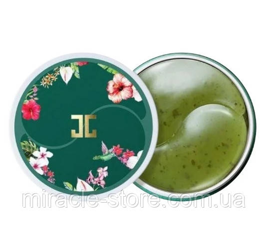 Гидрогелевые патчи с зеленым чаем Jayjun Green Tea Eye Gel Patch 60 шт - фото 4 - id-p2128167620