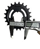 Зірочка задня велосипедна  ХВЗ 22 зуба d-35,88, фото 3