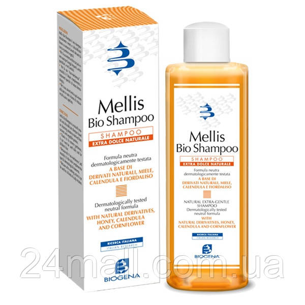 Шампунь ультра делікатний Biogena Mellis Bio Shampoo 200 мл