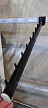 Флейта (кронштейн) Чорна на овальну перемичку 45 см 10 штирів, фото 4