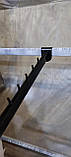 Флейта (кронштейн) Чорна на овальну перемичку 45 см 10 штирів, фото 3