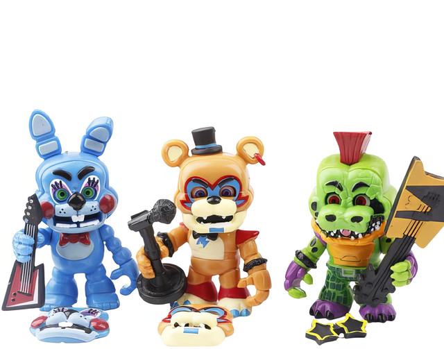 Набор фигурок 12в1 ФНАФ Пять ночей с Фредди, Чика, Бонни, Фокси, 8