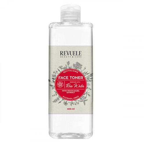 Тонік для обличчя з трояндовою водою відновлюючий Revuele Hydrating Face Toner, 400 мл, фото 1