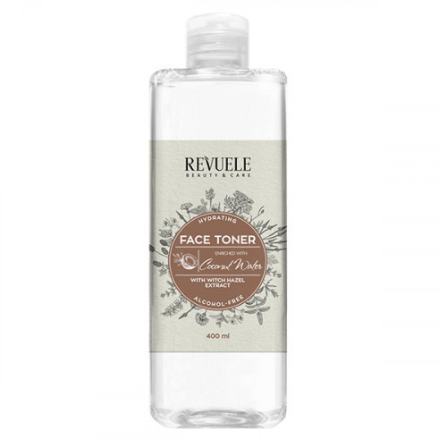 Тонік для обличчя зволожуючий з кокосовою водою Revuele Hydrating Face Toner, 400 мл