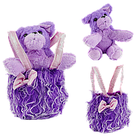 Сумочка дитяча з іграшкою Фіолетова