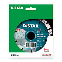 Диск алмазний по бетону Distar 1A1RSS/C3 Technic Advanced 125x22.2x2.2 мм (14315347010), фото 3