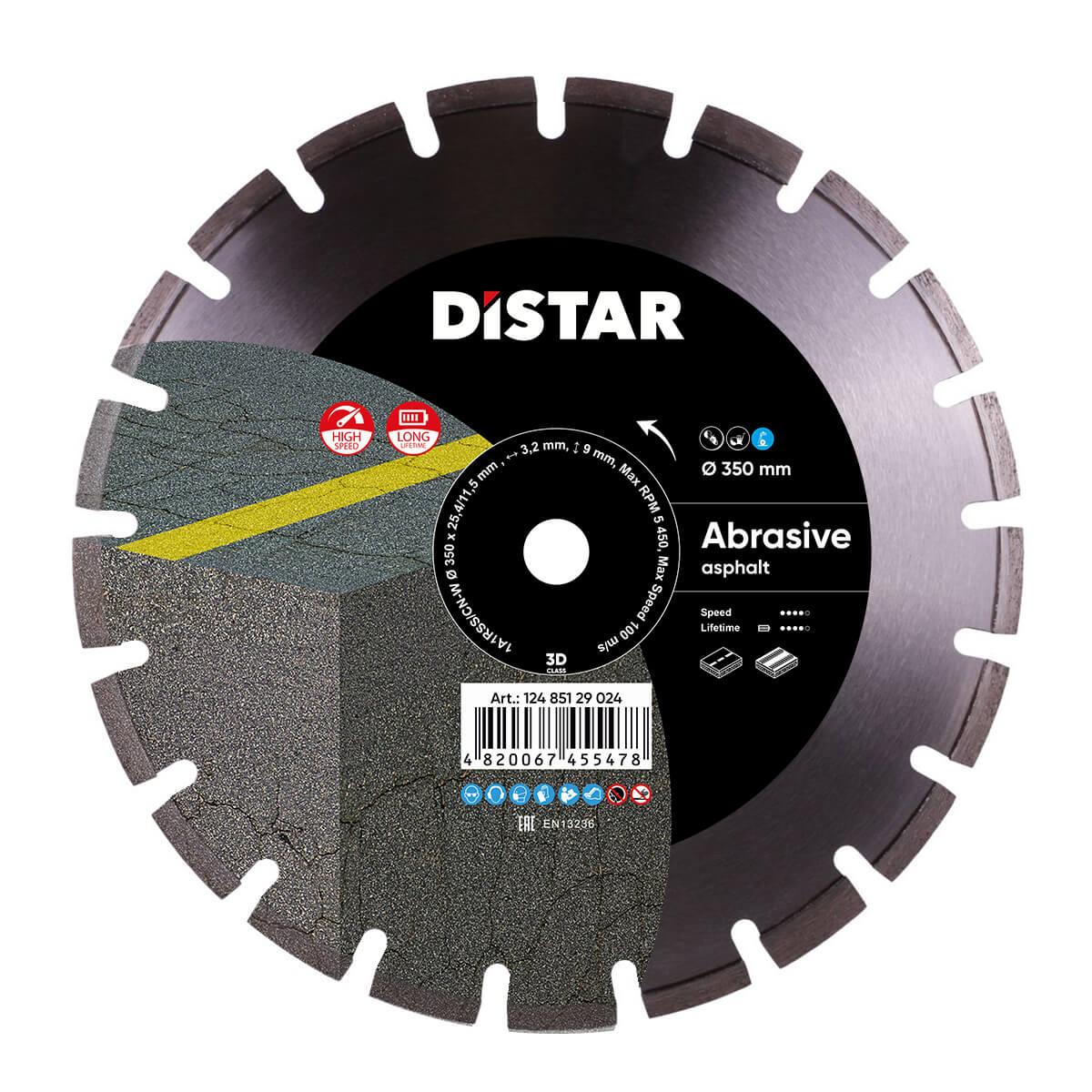 Диск алмазний по абразиву Distar 1A1RSS/C1-W Bestseller Abrasive 350x25.4x3.2 мм (12485129024)