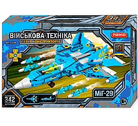 Конструктор военная техника "МіГ-29" (342 детали, в коробке) 53749 Teko