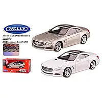 Машина металлическая MERCEDES-BENZ SL500 "WELLY" масштаб 1:43 Белый (Masiki.kiev.ua)